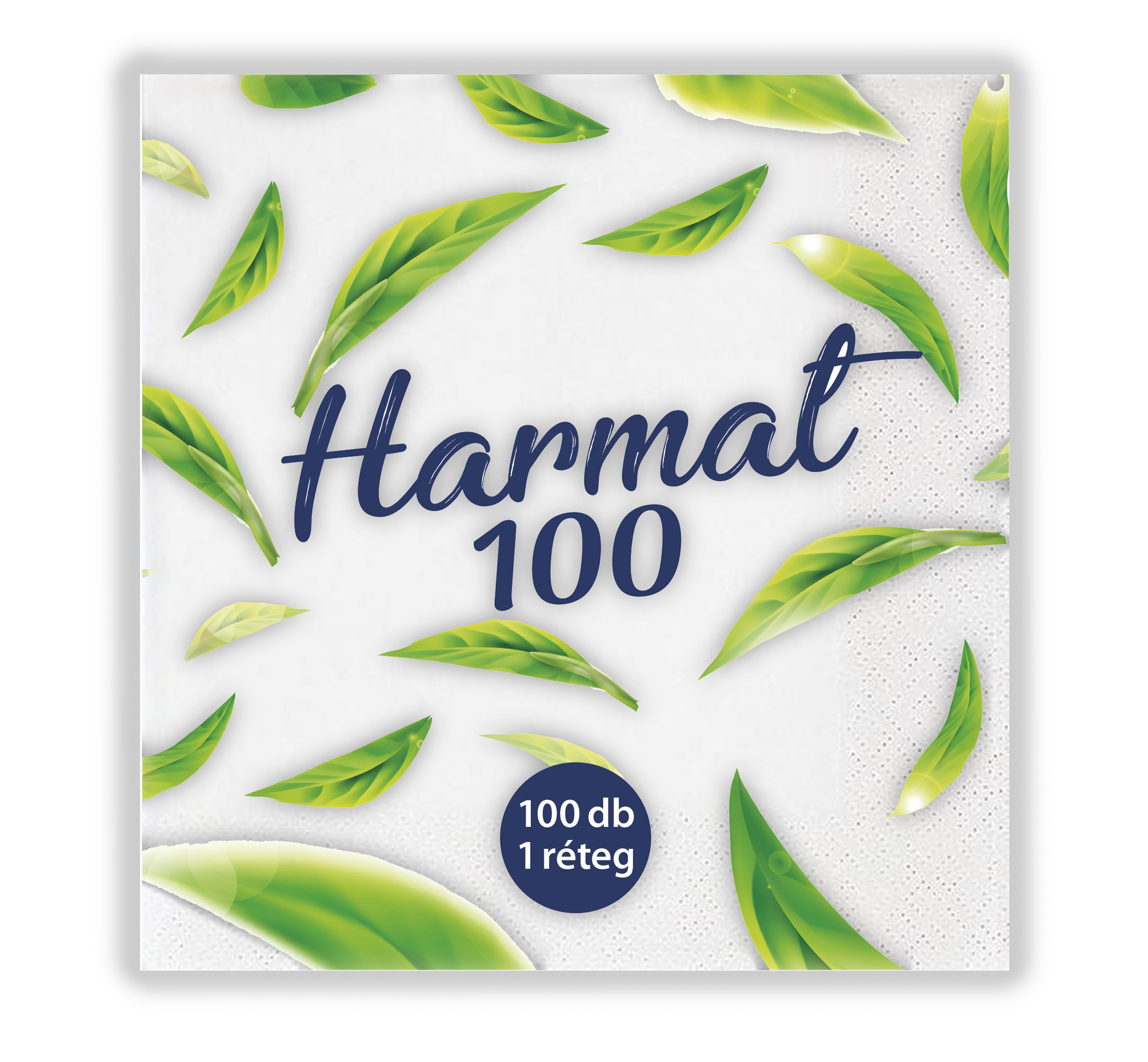 Harmat 1 rétegű 30cm fehér 100 lapos szalvéta